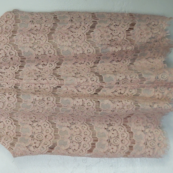 Love Fire Blush and Nude Lace Sleeveless Top sz S women's - Picture 6 of 14